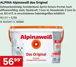 Lagerhaus Alpina alpinaweiß das original Angebot