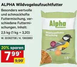 Lagerhaus Alpha wildvogelaufzuchtfutter Angebot