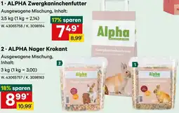 Lagerhaus 1. alpha zwergkaninchenfutter Angebot