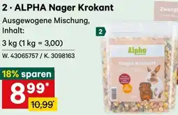 Lagerhaus 2. alpha nager krokant Angebot