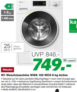 EP W1 waschmaschine wwa 120 wcs 8 kg active Angebot