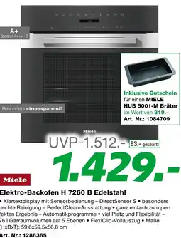 EP Elektro-backofen h 7260 b edelstahl Angebot