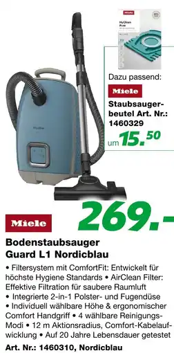 EP Bodenstaubsauger Guard L1 Nordicblau Angebot