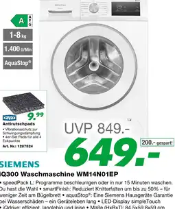 EP Iq300 waschmaschine wm14n01ep Angebot