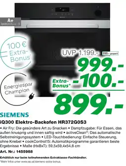 EP Iq300 elektro-backofen hr372g0s3 Angebot