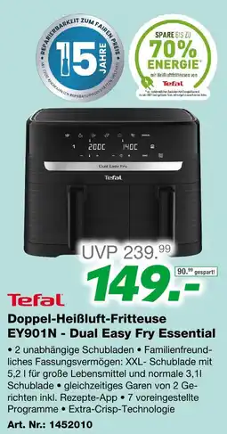 EP Doppel-heißluft-fritteuse ey901n - dual easy fry essential Angebot