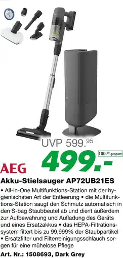 EP Akku-stielsauger ap72ub21es Angebot