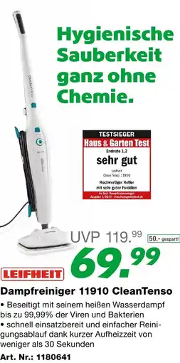 EP Dampfreiniger 11910 cleantenso Angebot