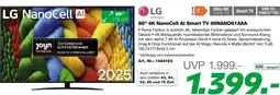 EP Lg 86" 4k nanocell al smart tv 86nano81a6a Angebot