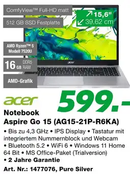 EP Notebook aspire go 15 (ag15-21p-r6ka) Angebot