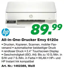 EP All-in-One-Drucker Envy 6120e Angebot