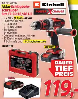Zgonc Akku-schlagbohr- schrauber set te-cd 18/48 li i Angebot