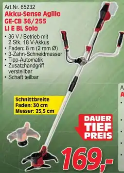 Zgonc Akku-sense agillo ge-cb 36/255 li e bl solo Angebot