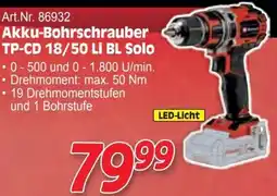 Zgonc Akku-bohrschrauber tp-cd 18/50 li bl solo Angebot