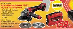 Zgonc Akku-winkelschleifer tp-ag 18/125 ce +3 set solo Angebot