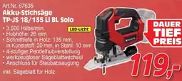 Zgonc Akku-stichsäge tp-js 18/135 li bl solo Angebot