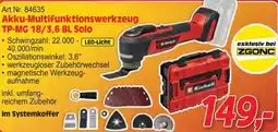 Zgonc Akku-multifunktionswerkzeug tp-mg 18/3,6 bl solo Angebot