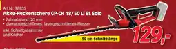 Zgonc Akku-heckenschere gp-ch 18/50 li bl solo Angebot