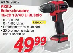 Zgonc Akku- bohrschrauber te-cd 18/40 li bl solo Angebot