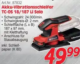 Zgonc Akku-vibrationsschleifer tc-os 18/187 li solo Angebot