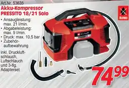 Zgonc Akku-kompressor pressito 18/21 solo Angebot