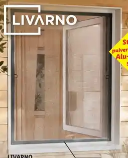 Lidl Livarno Home Alu-Teleskop Insektenschutzfenster Angebot