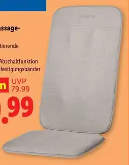 Lidl Sanitas Shiatsu-Massagesitzauflage Angebot