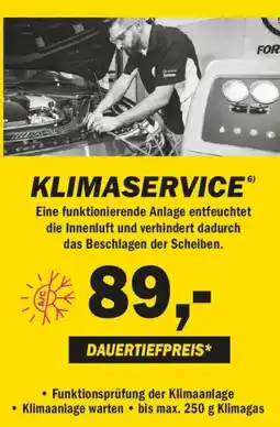 Forstinger Klimaservice Angebot