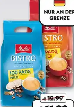 Travel FREE Melitta Bistro Pads Angebot