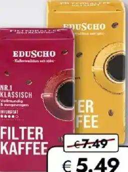 Travel FREE Eduscho Kaffee Angebot
