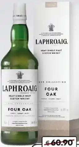 Travel FREE Laphroaig Four Oak Angebot