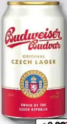 Travel FREE Budweiser Budvar 12 Original Angebot
