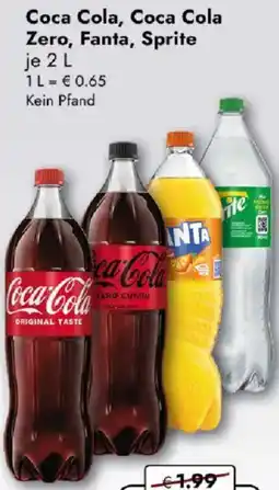 Travel FREE Coca Cola, Coca Cola Zero, Fanta, Sprite Angebot