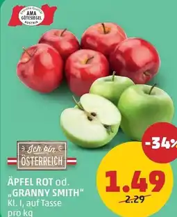 PENNY Äpfel rot od. granny smith Angebot
