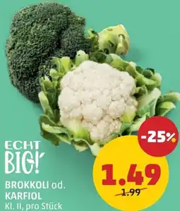 PENNY Brokkoli od. karfiol Angebot