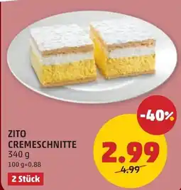 PENNY Zito cremeschnitte Angebot
