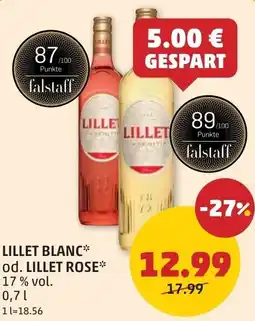 PENNY Lillet blanc od. lillet rose Angebot