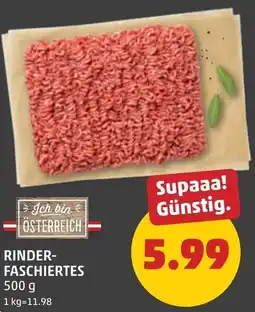 PENNY Rinder- faschiertes Angebot