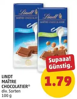 PENNY Lindt maître chocolatier Angebot
