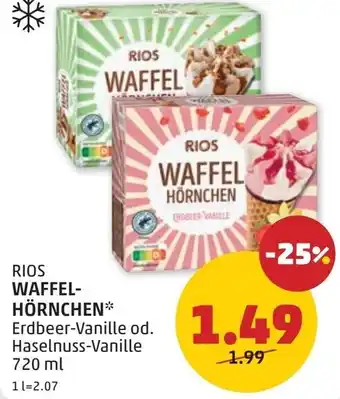 PENNY Rios waffel- hörnchen Angebot