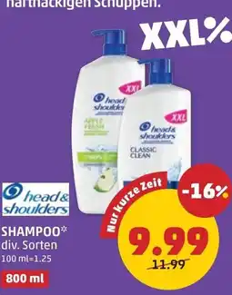 PENNY Shampoo head& shoulders Angebot