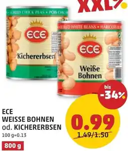 PENNY Ece weisse bohnen od. kichererbsen Angebot