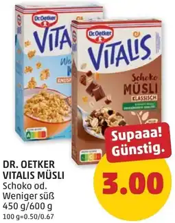 PENNY Dr. oetker vitalis müsli Angebot