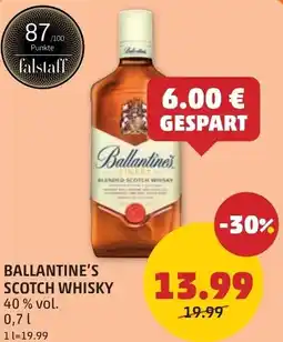 PENNY Ballantine's scotch whisky Angebot