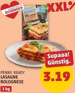 PENNY Penny ready lasagne bolognese Angebot