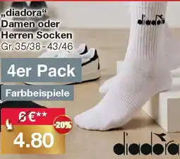 Woolworth Diadora Damen oder Herren Socken Angebot