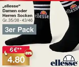 Woolworth Ellesse Damen oder Herren Socken Angebot