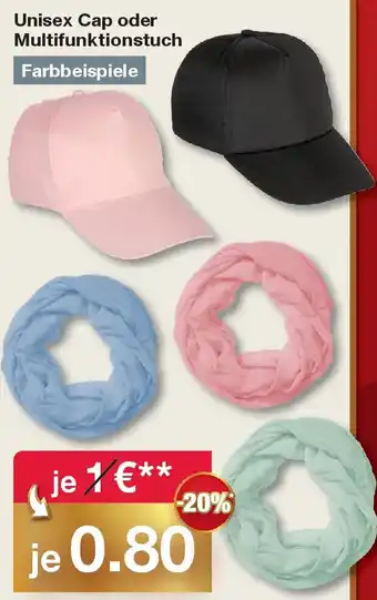 Unisex cap oder multifunktionstuch