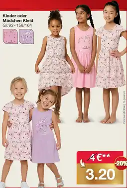 Woolworth Kinder oder Mädchen Kleid Angebot