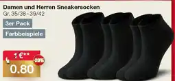 Woolworth Damen und Herren Sneakersocken Angebot